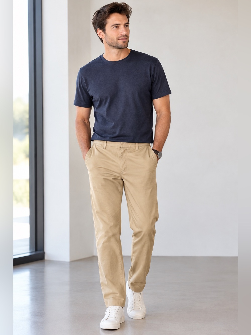 Banana Republic Men’s Beige Chino Dress Pants